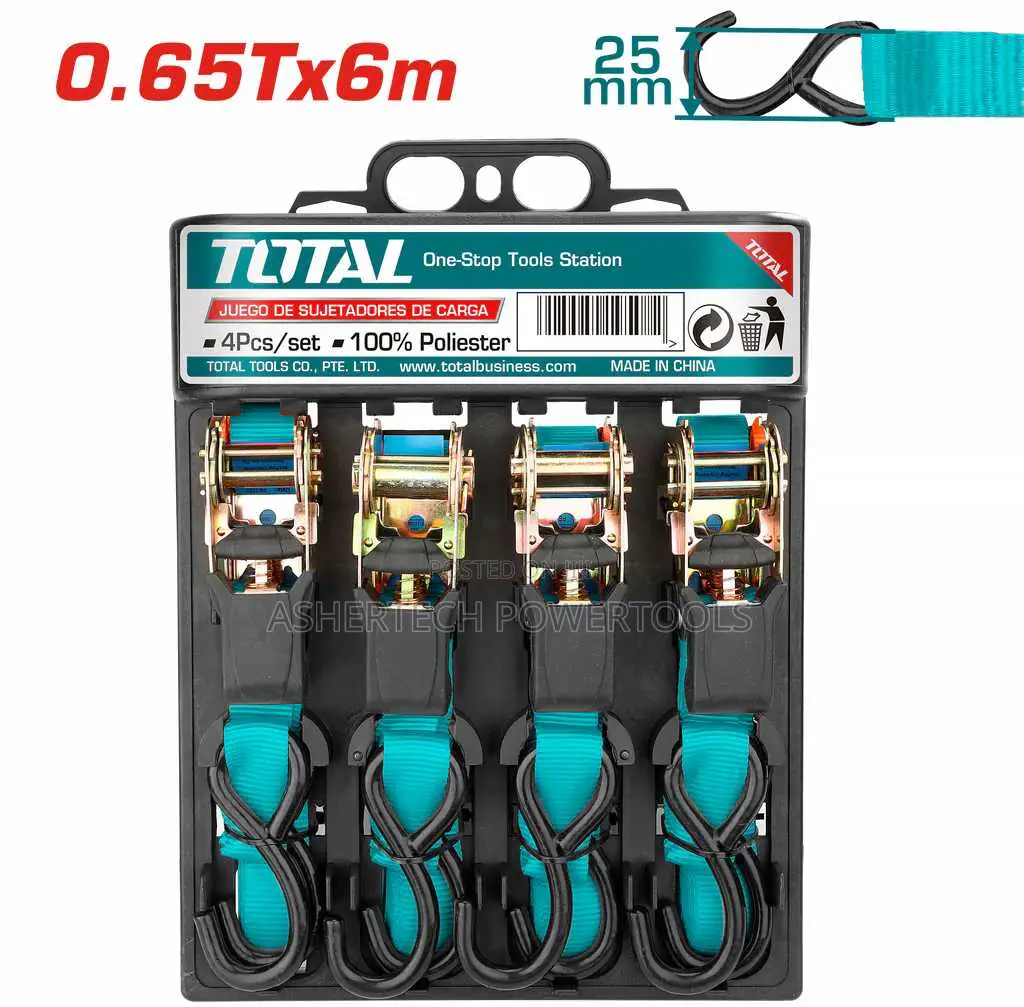Thtrs065606 Total Ratchet Straps 4 PCS
