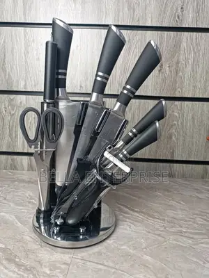 9 Pc Unique Knife Set Stainless