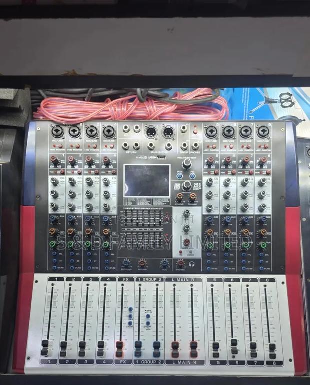 VMX Kv880 Eight Channels Powered Mixer