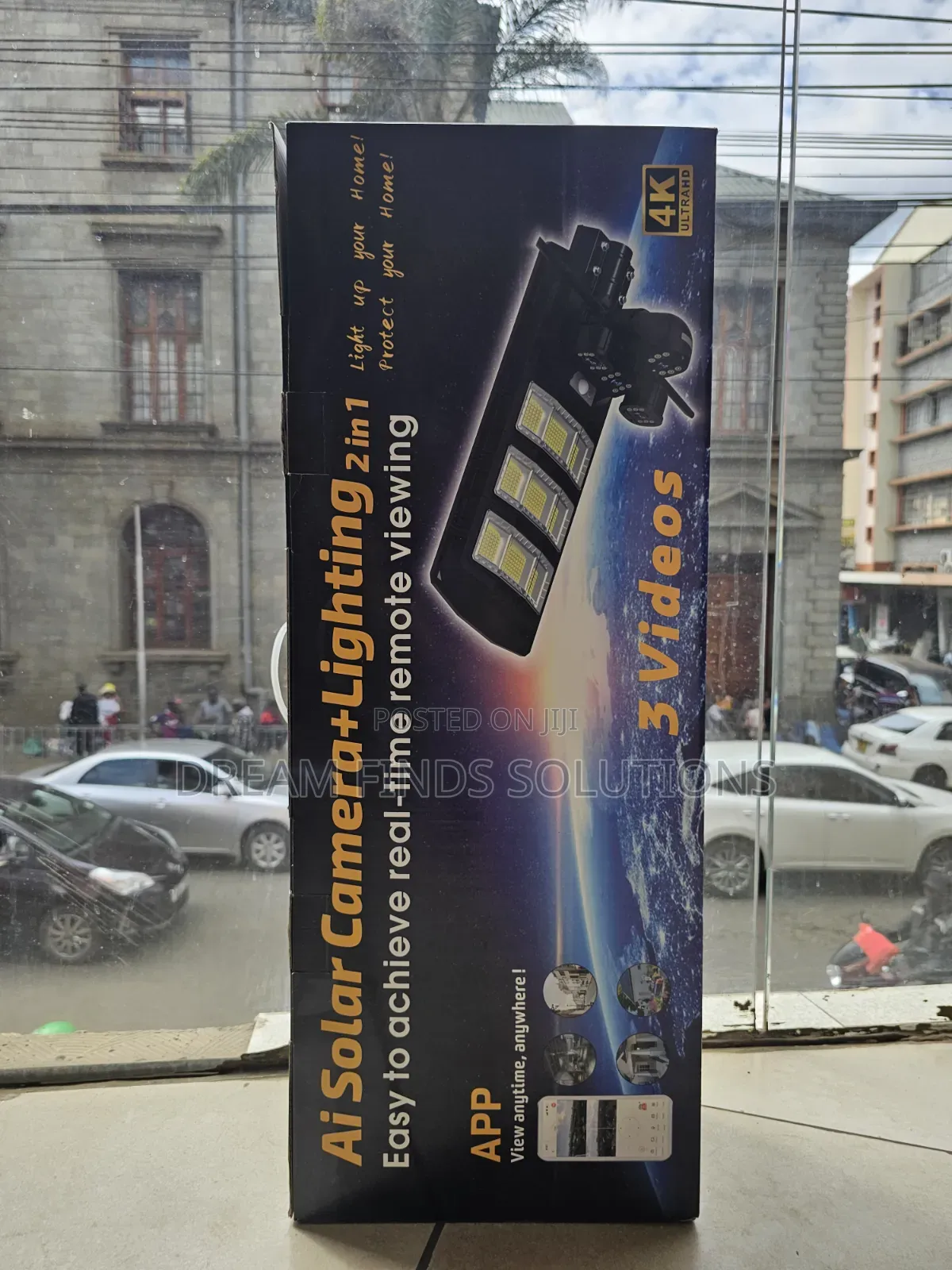 Ai Solar 3600 CCTV Camera+ Lighting