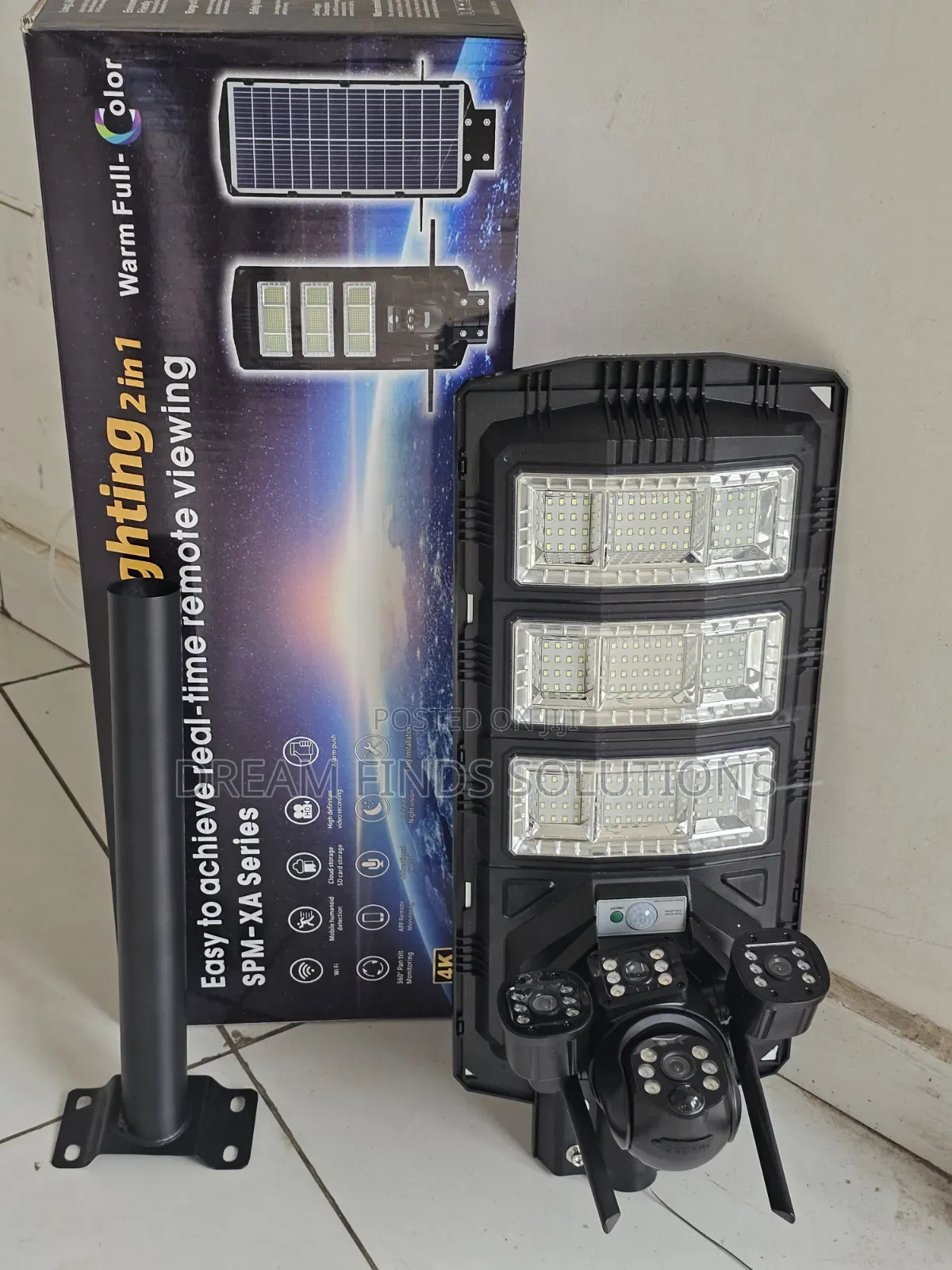 Ai Solar 3600 CCTV Camera+ Lighting