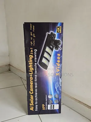 Solar Floodlight + 3600 CCTV Camera