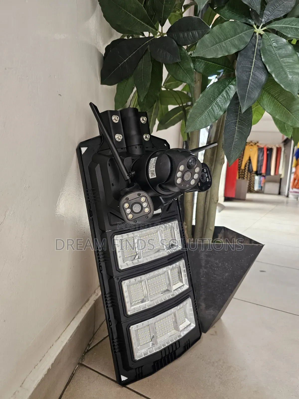 Solar Flood Light With CCTV Camera