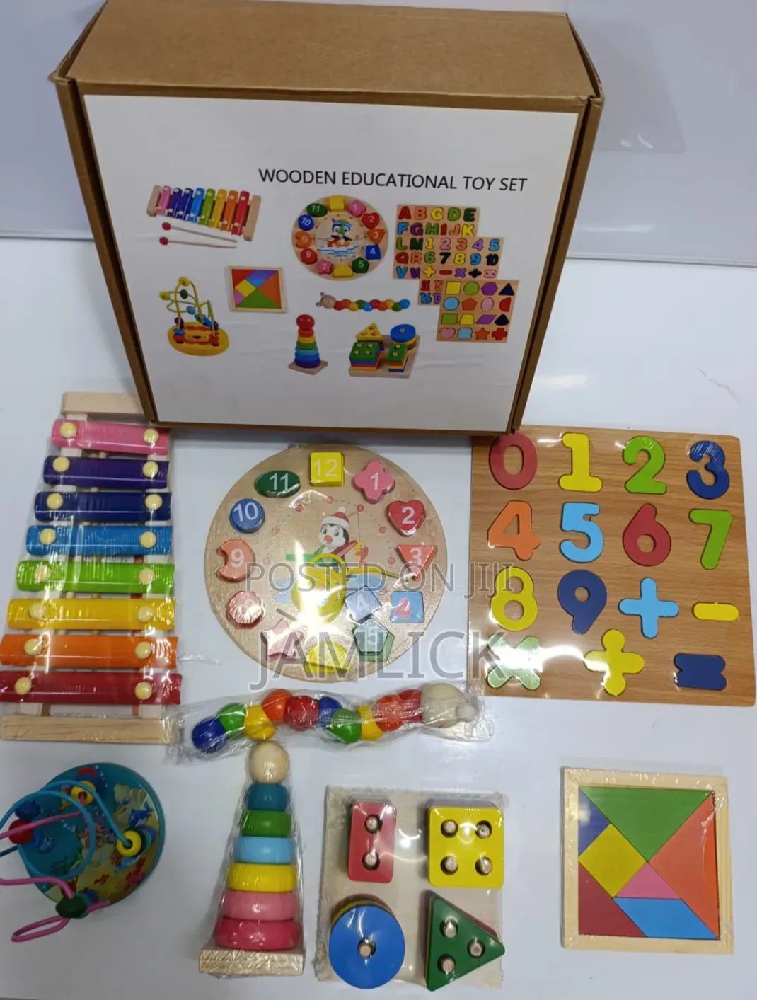 Wooden Educational Toy Set – Montessori - Kb