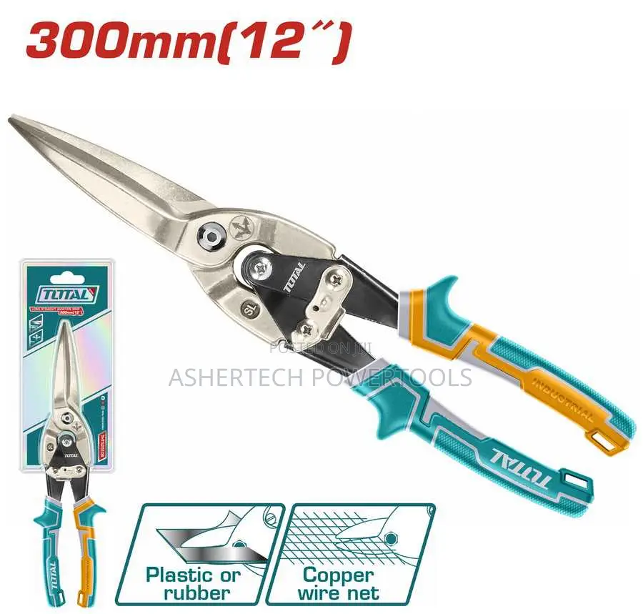 Tht525106 Total Long Straight Aviation Snip Length:300mm 12""