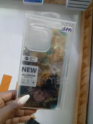 iPhone 15 Pro Max Water Ripple Aurora Butterfly Case