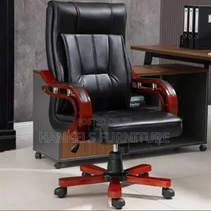 Office Executive Leather Chair With Durable Leather Finish
