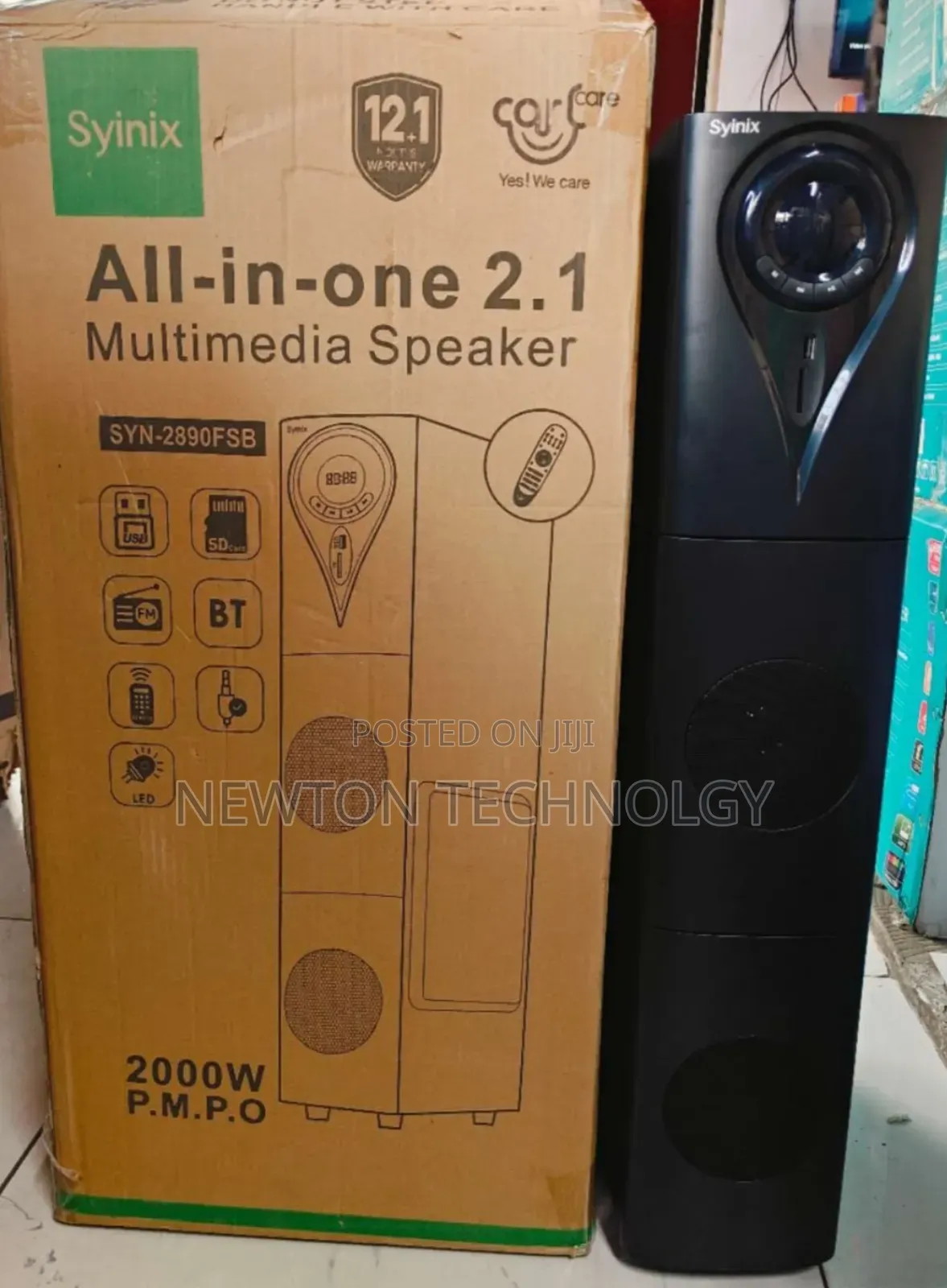 Syinix All in One 2.1 Powerful Bass Multimedia Speaker