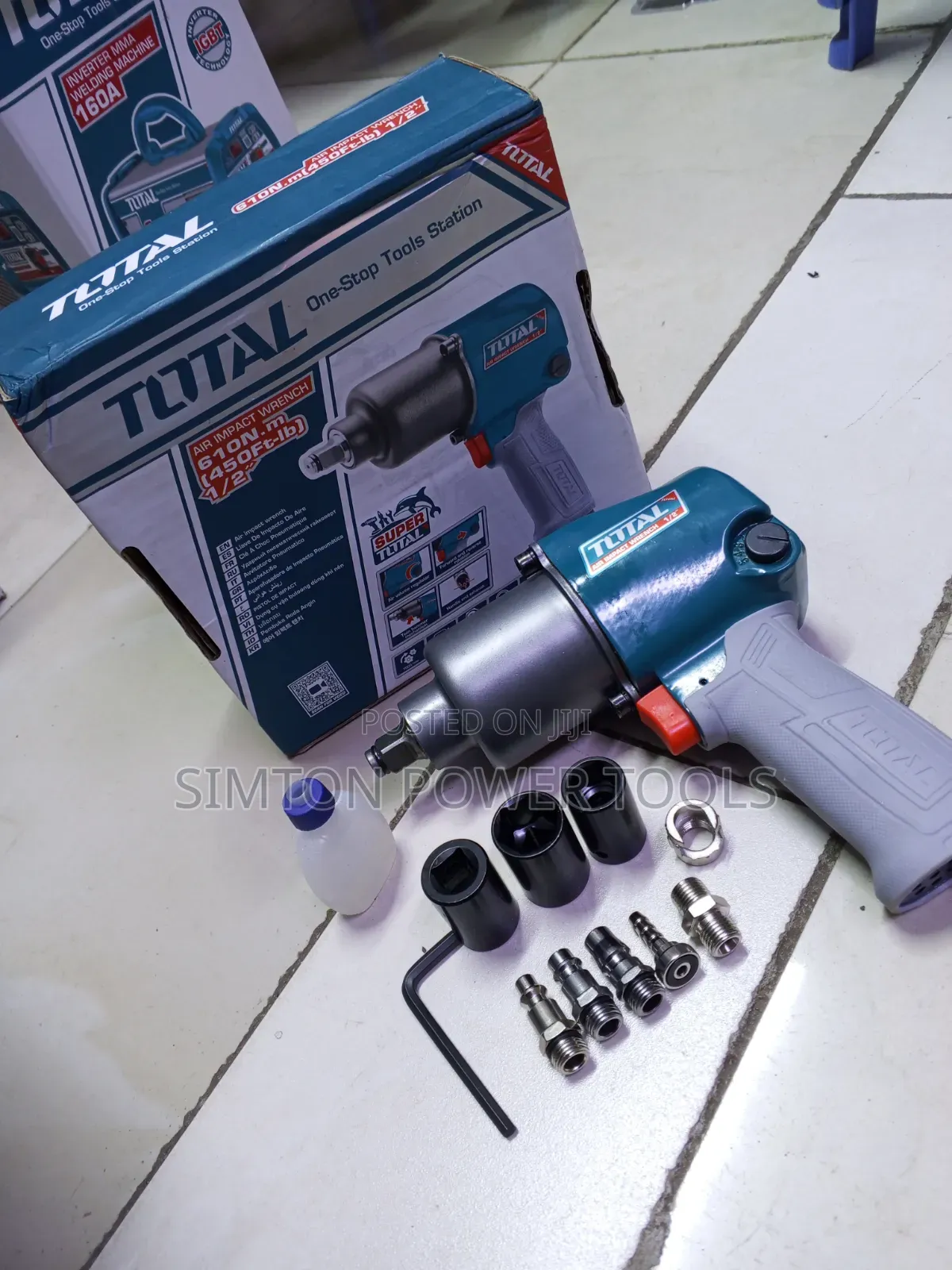 1/2-Inch 610n.M Total Air Impact Wrench