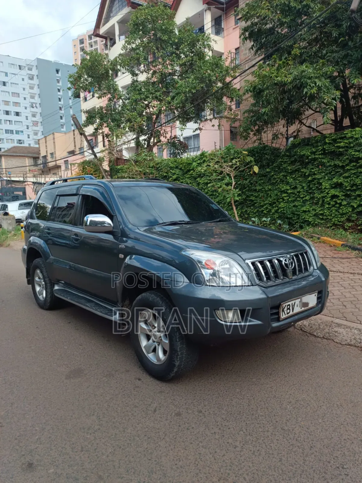 Toyota Land Cruiser Prado 2008 Gray