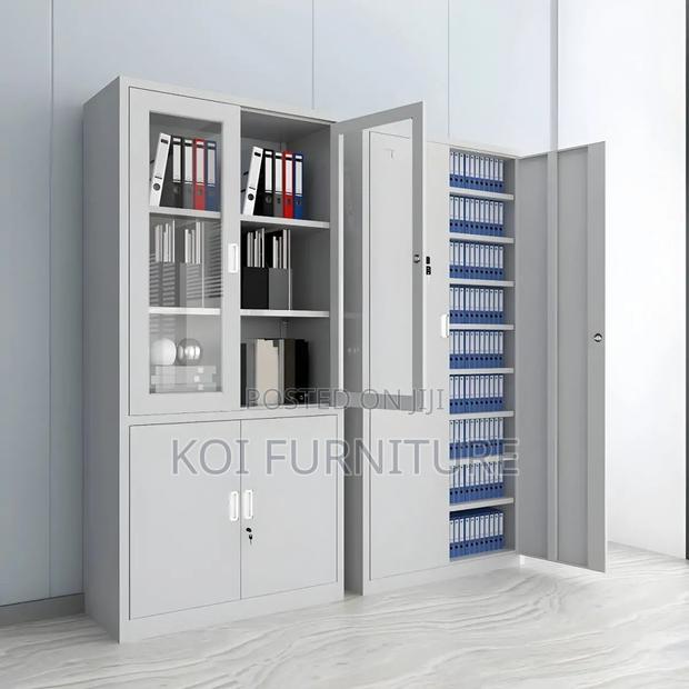 Office Cabinet; Two Doors Filing Executive Cabinet With Glass View - thumbnail 7