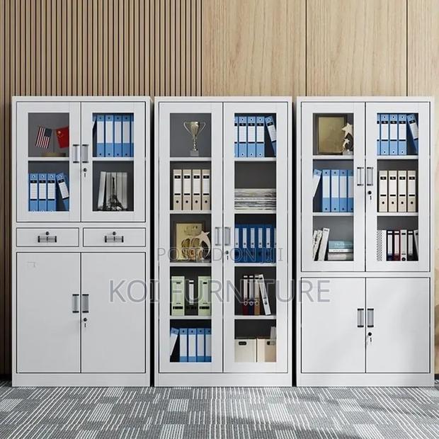 Office Cabinet; Two Doors Filing Executive Cabinet With Glass View - thumbnail 8