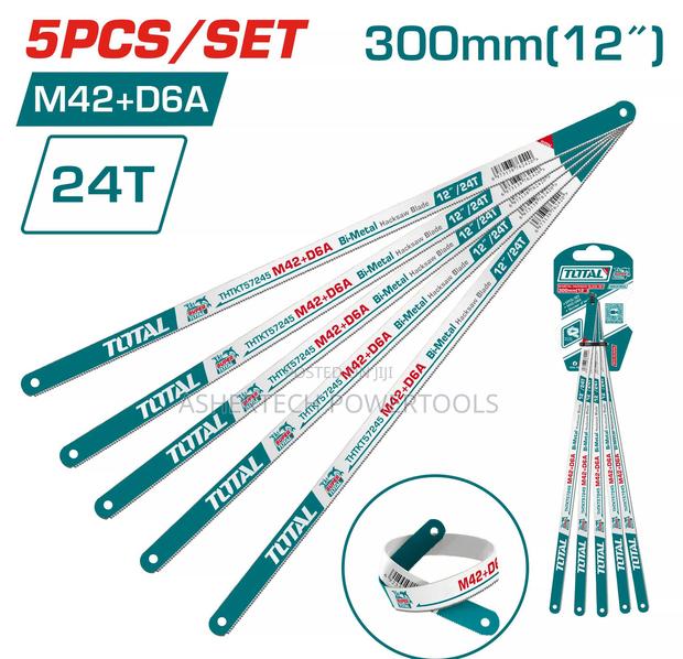 Thtkt57245 Total Bi-Metal Hacksaw Blade 5 PCS Set