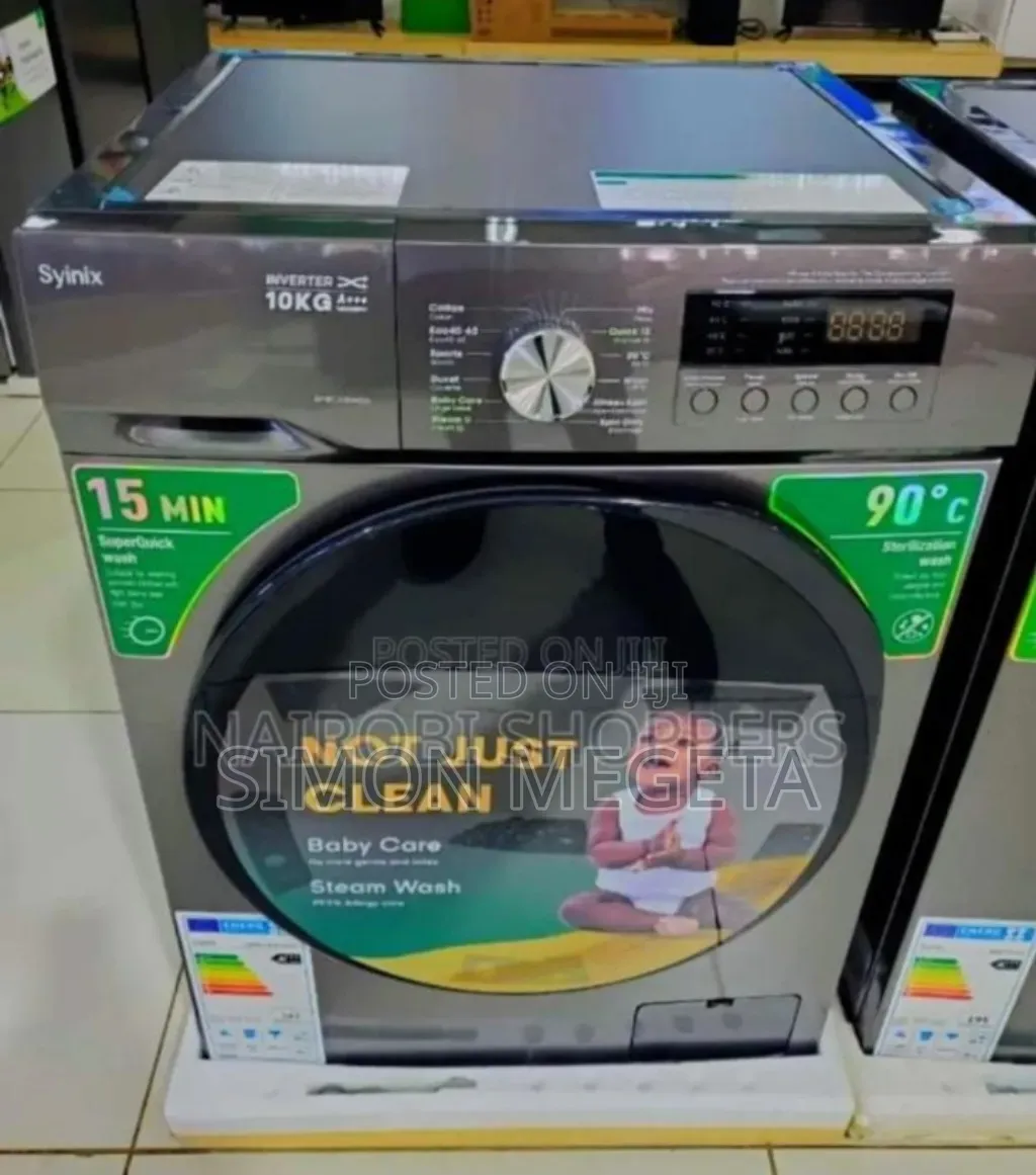 Pay on Delivery Syinix 10kgs Washing Machine Front Load