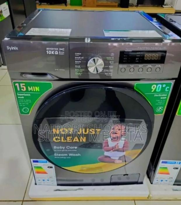Pay on Delivery Syinix 10kgs Washing Machine Front Load