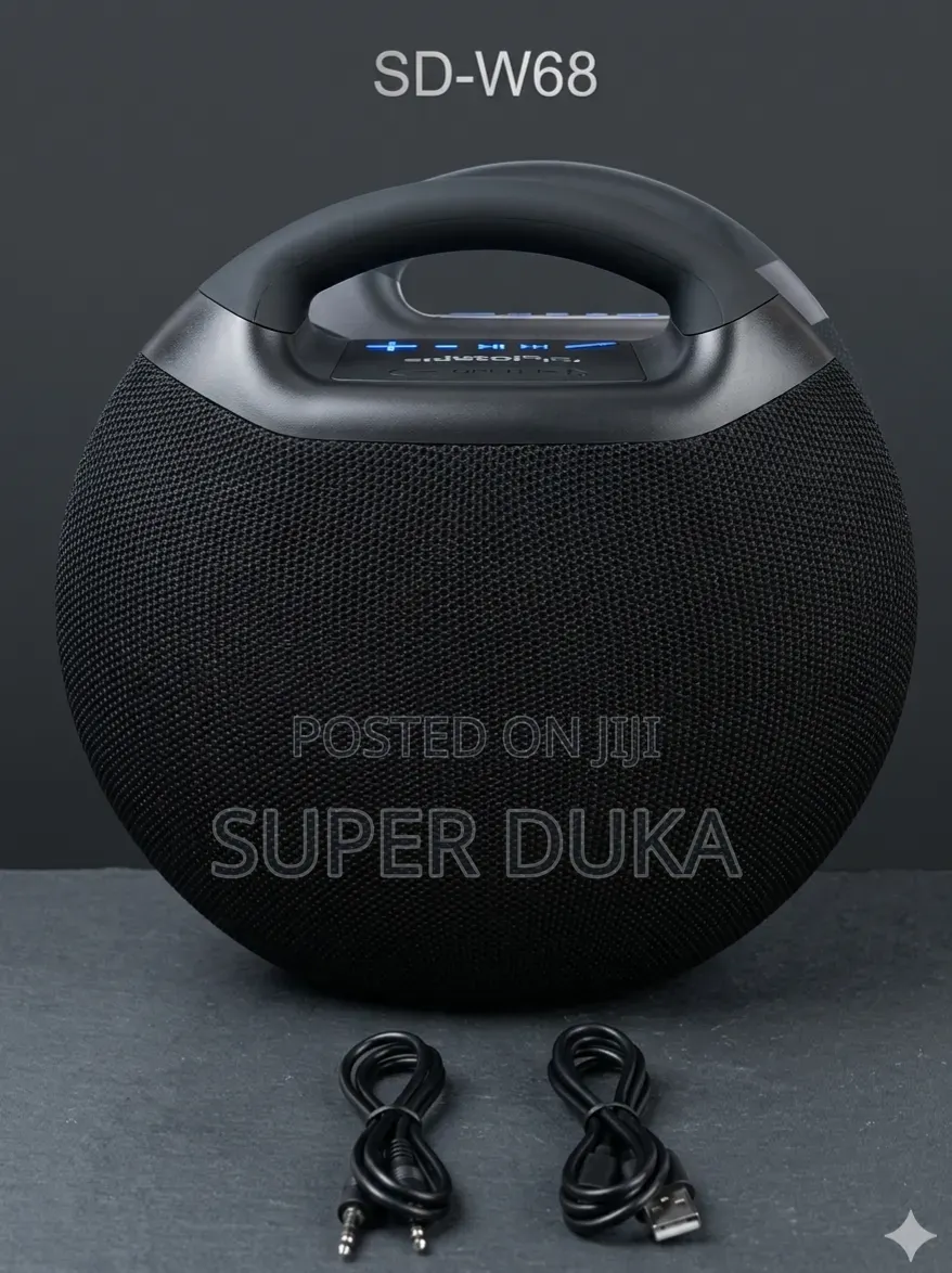 Sd-W68 Portable Bluetooth Wireless Speaker With Deep Bass.