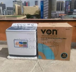 Newly Restocked Von 13kgs Washing Machine