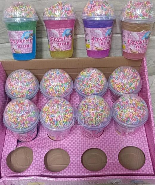 Bubble Making Crystal Mud Slime - Kb
