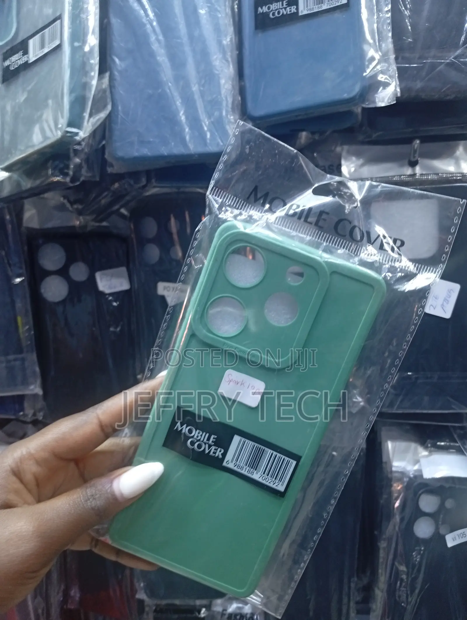 Tecno Spark 10 Green Mobile Phone Case