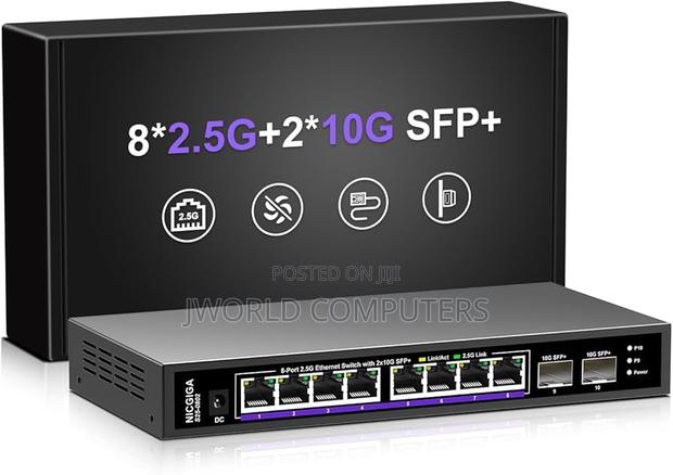 10*Ge Ports, 2* 1 Oge Sfp+ Ports, Built-in 256 License