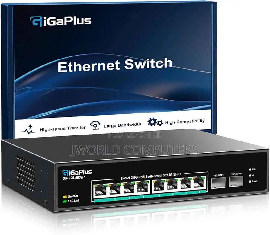 10*Ge Ports, 2* 1 Oge Sfp+ Ports, Built-in 256 License