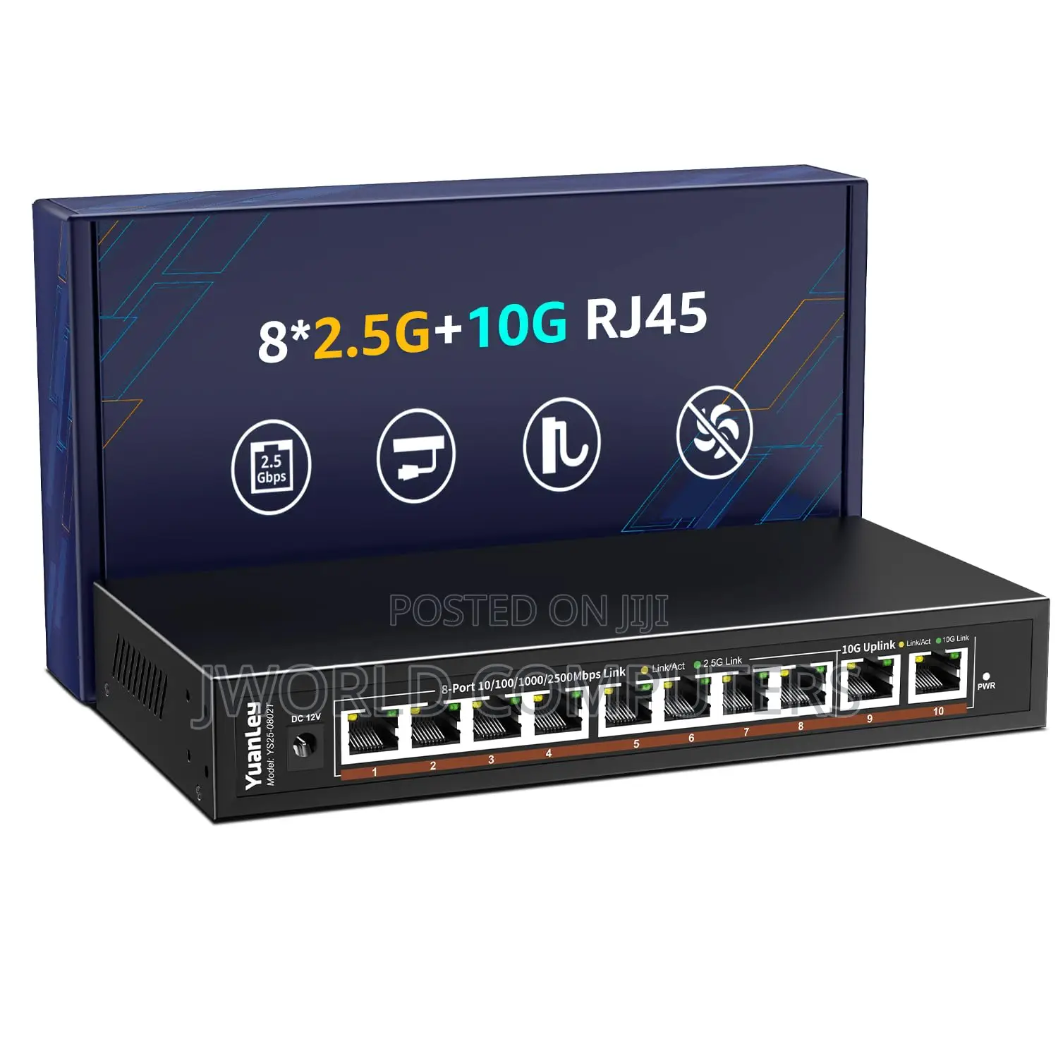 10*Ge Ports, 2* 1 Oge Sfp+ Ports, Built-in 256 License