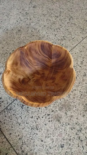 Wooden Partition Platter / Hand Crafted Partition Wood Plate