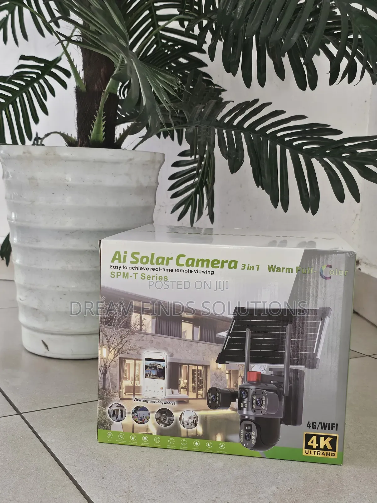 Hd Outdoor/Indoor Solar Ai CCTV Camera