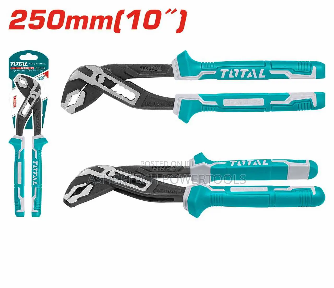 Tht281006 Total Pump Pliers "Size:10""/250mm
