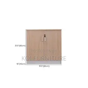 Office Cabinet; Wooden 2 Doors Executie Home Office Documents Credenza