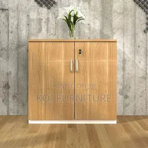 Office Cabinet; Wooden 2 Doors Executie Home Office Documents Credenza