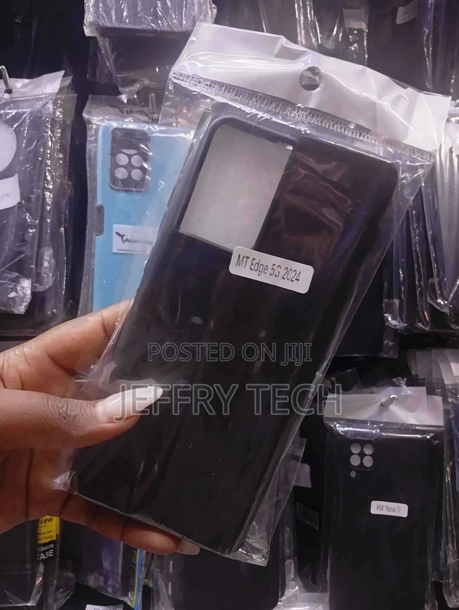 Moto Edge 5g 2024 Model Black Silicone or Tpu Flexible Back Cover