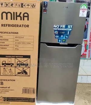 Mika Double Door Refrigerator 197 Litres