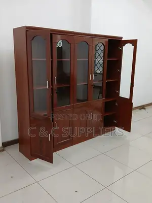5 Door Wooden Office Filing Cabinet
