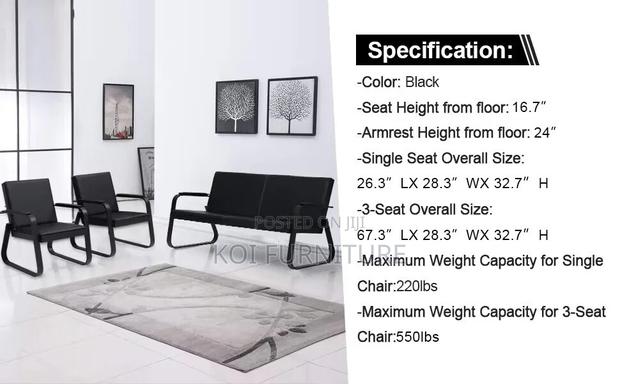 Office Sofa; Five Seaters Executive Accomodative Office Leather Sofa - thumbnail 3