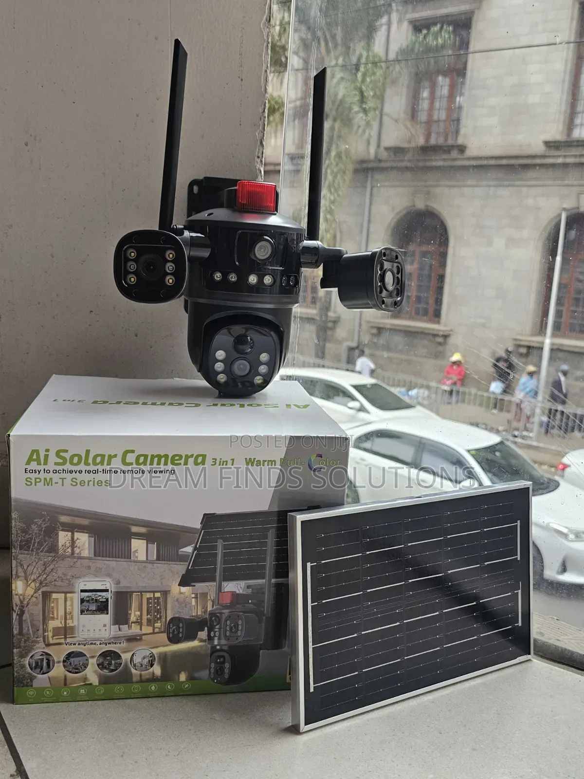 Outdoor Ai Solar 3in 1 Cameras