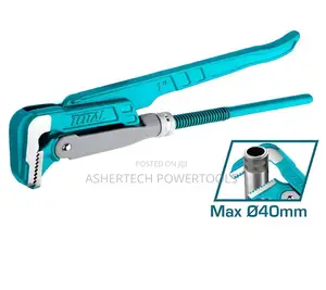 Tht172011 Total 90° Heavy Duty Swedish Pipe Wrench