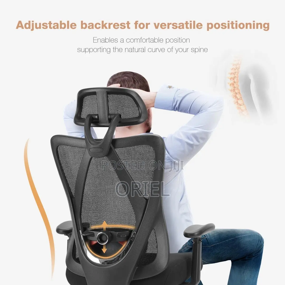 Executive Chair : Modern Executive Mesh Office Chair With Headrest