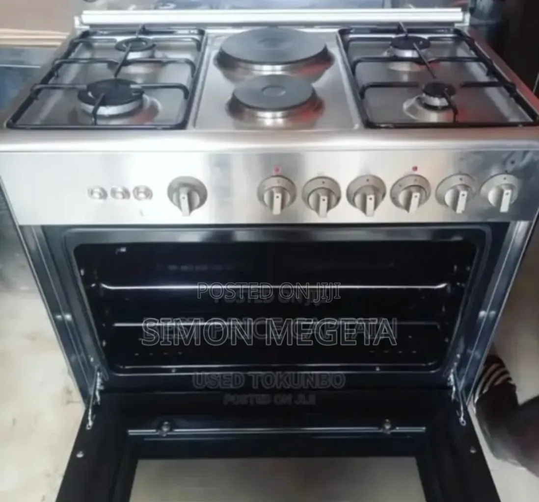 Colour Silver 60*90 Tlac 4+2 Standing Cooker