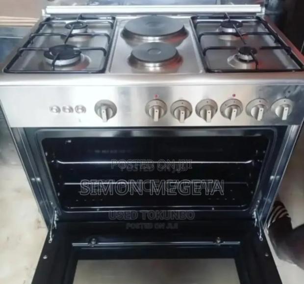 Colour Silver 60*90 Tlac 4+2 Standing Cooker - main view