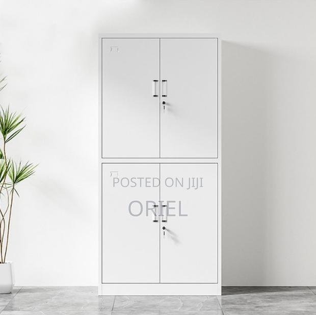 Office Cabinet : 4-Door Vertical Steel Office Storage Locker - thumbnail 3