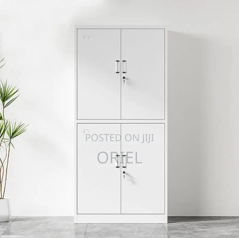 Office Cabinet : 4-Door Vertical Steel Office Storage Locker