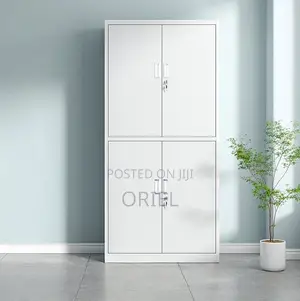 Office Cabinet : 4-Door Vertical Steel Office Storage Locker