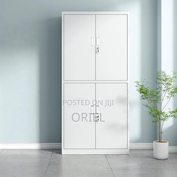 Office Cabinet : 4-Door Vertical Steel Office Storage Locker - thumbnail 4