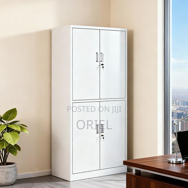 Office Cabinet : 4-Door Vertical Steel Office Storage Locker - thumbnail 6