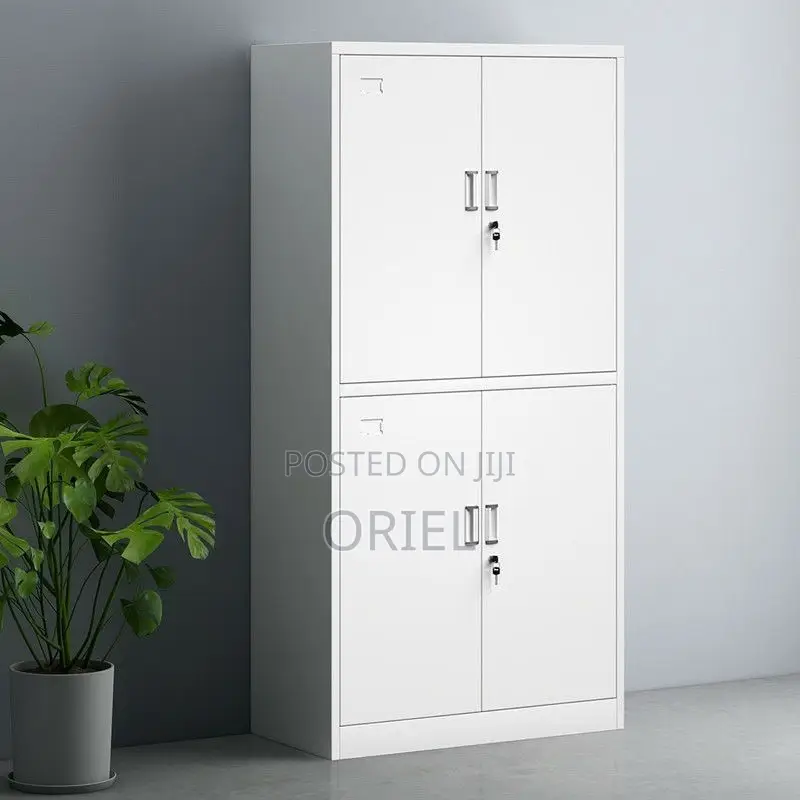 Office Cabinet : 4-Door Vertical Steel Office Storage Locker