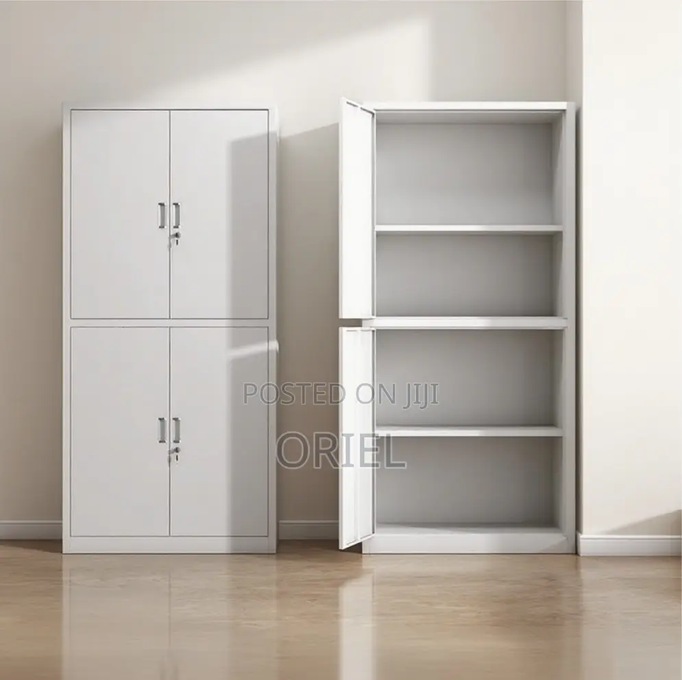 Office Cabinet : 4-Door Vertical Steel Office Storage Locker