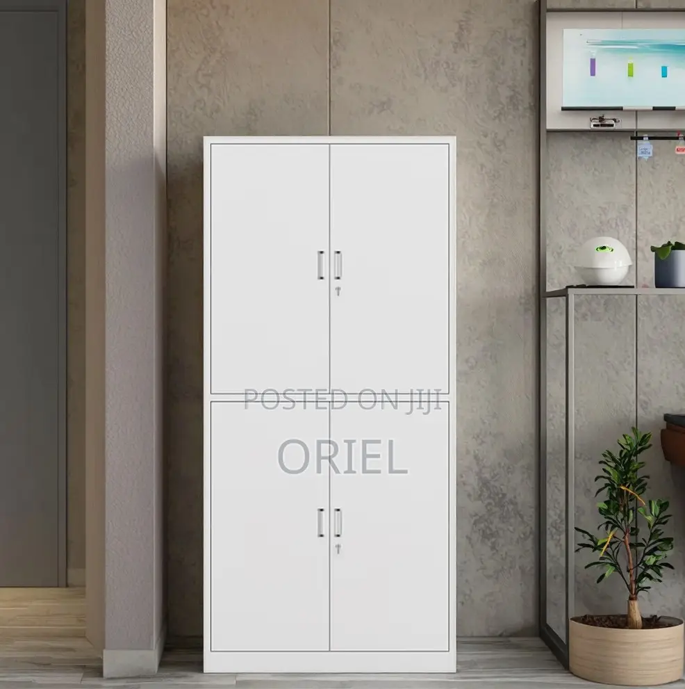 Office Cabinet : 4-Door Vertical Steel Office Storage Locker