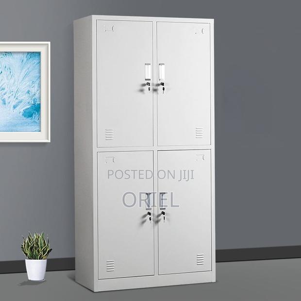 Office Cabinet : 4-Door Vertical Steel Office Storage Locker - thumbnail 14
