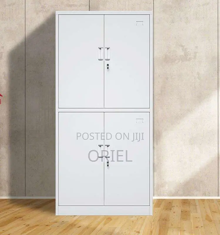 Office Cabinet : 4-Door Vertical Steel Office Storage Locker